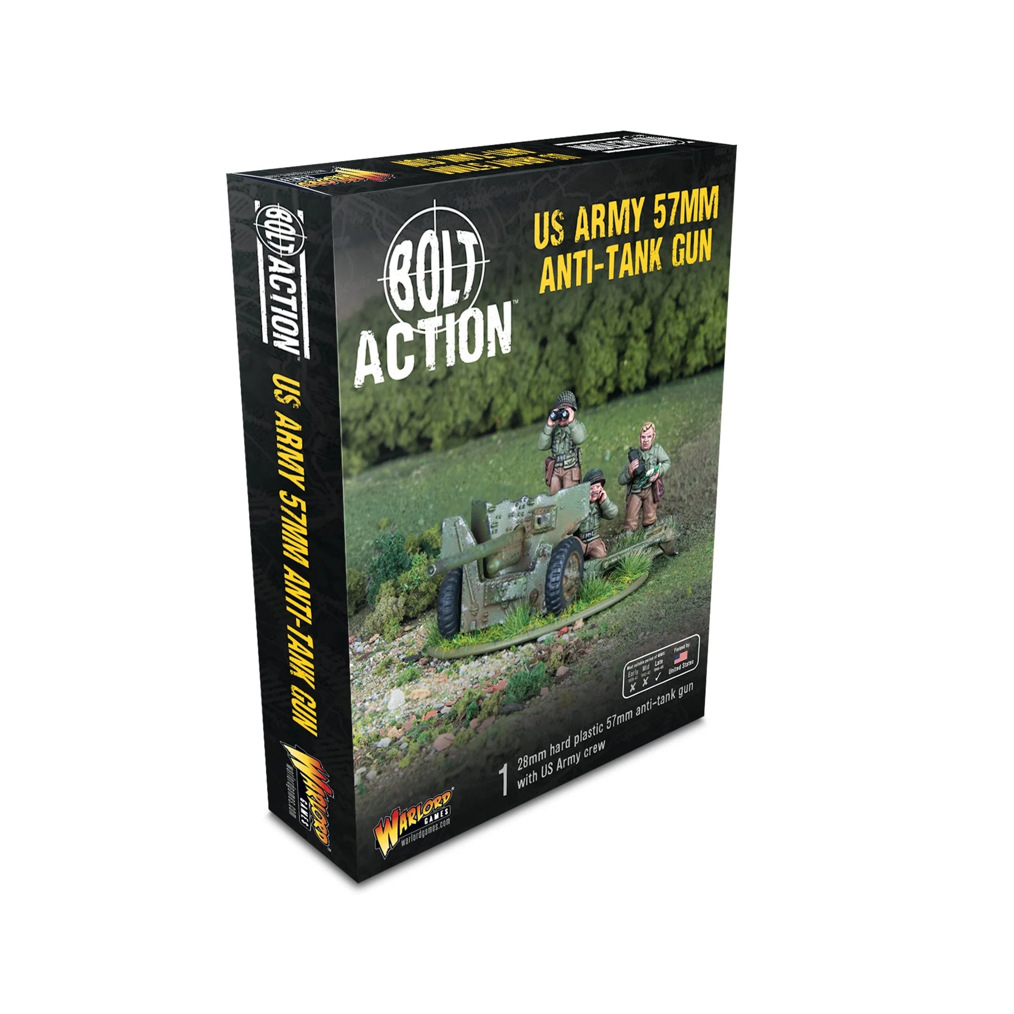 Bolt Action - American - Army 57mm Anti-Tank Gun (Plastic)