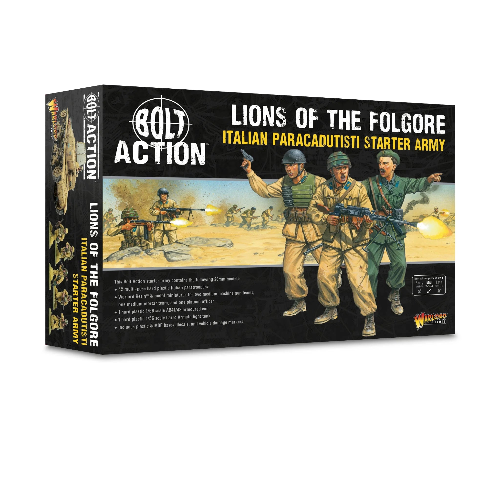 Bolt Action - Italy - Lions of the Folgore - Italian Paracadutisti starter army