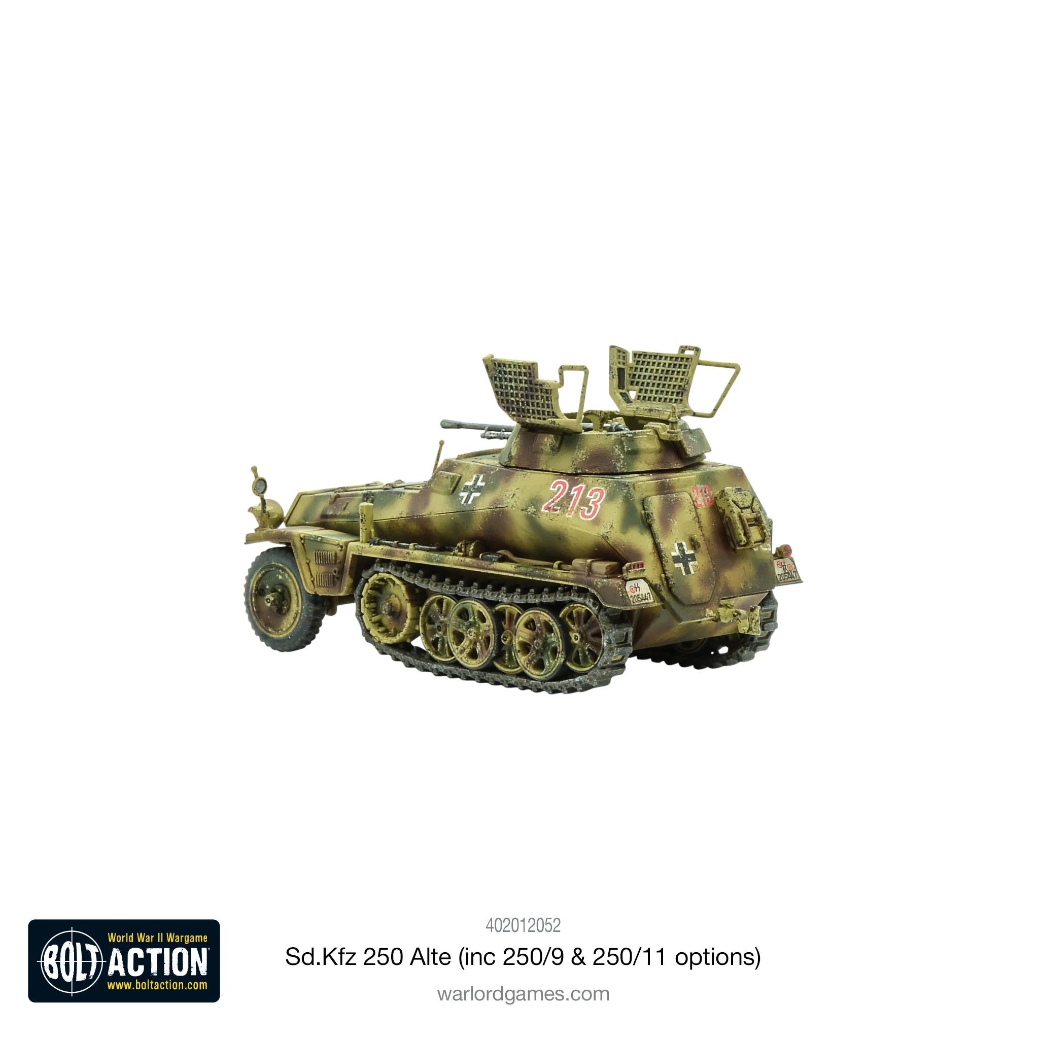 Bolt Action - Sd.Kfz 250 (Alte) Half-Track (Options For 250/1, 250/9 & 250/11 Variants)