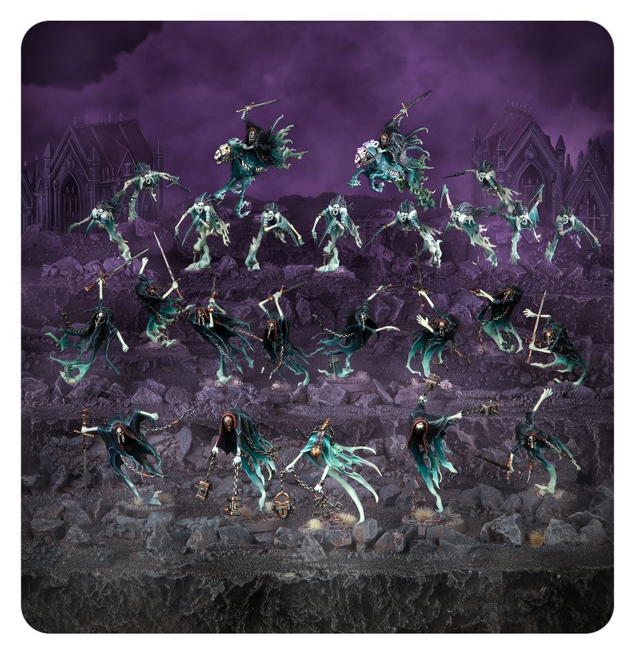 Warhammer Age of Sigmar - Nighthaunt - Cursed Shacklehorde