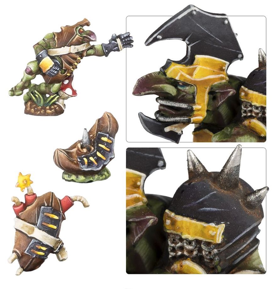 Blood Bowl - Goblin Team - Scarcrag Snivellers