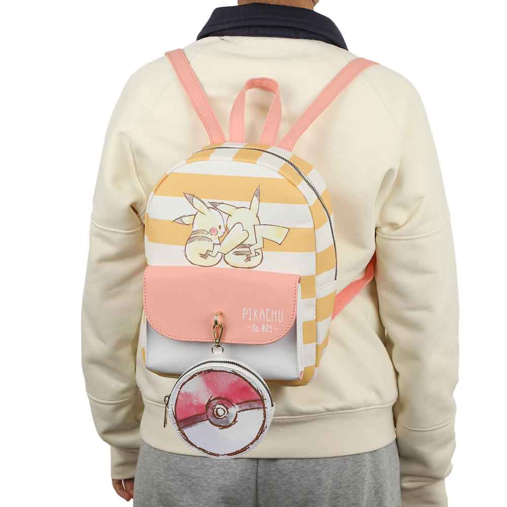 Pokémon Pikachu Poke Ball Mini-Backpack and Coin Purse Set