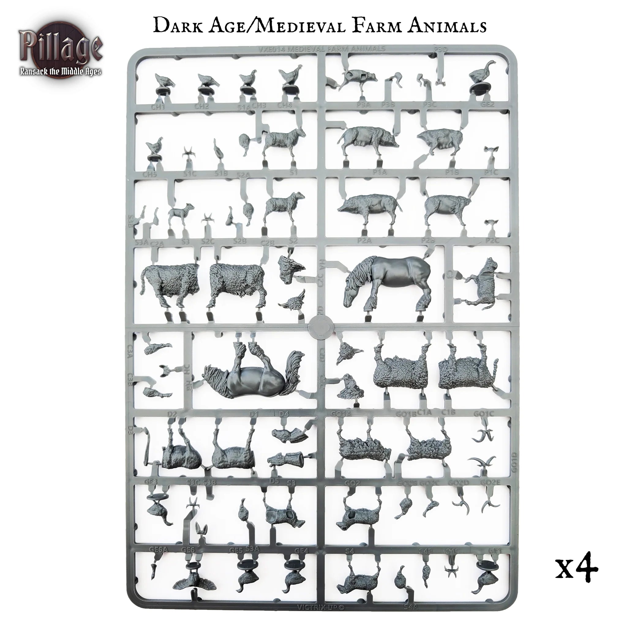 Victrix Limited - Medieval Farm Animals