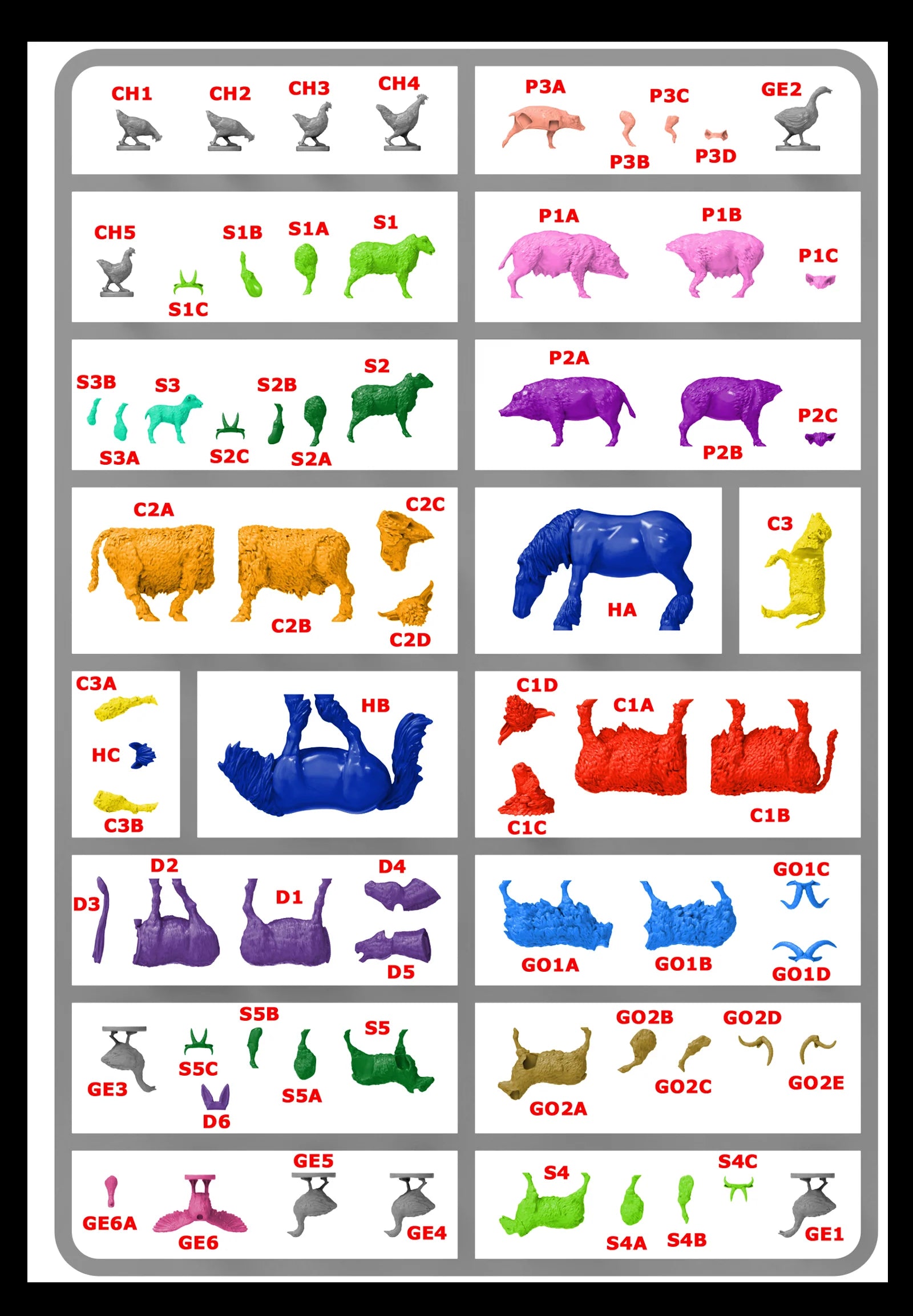 Victrix Limited - Medieval Farm Animals