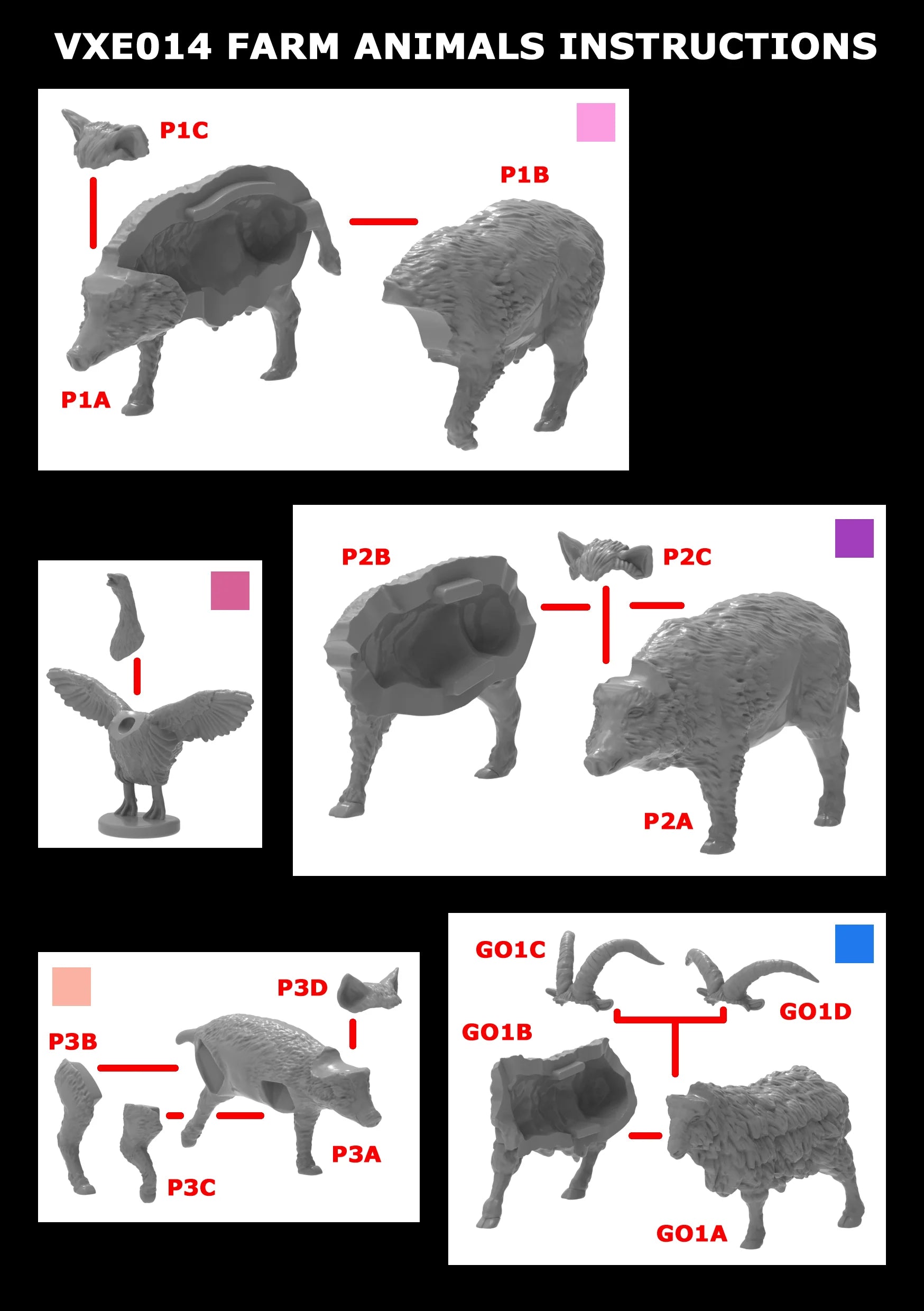 Victrix Limited - Medieval Farm Animals