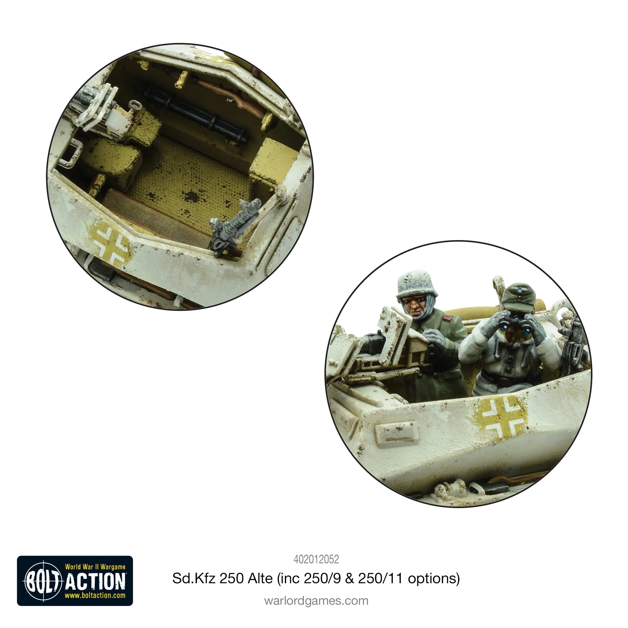 Bolt Action - Sd.Kfz 250 (Alte) Half-Track (Options For 250/1, 250/9 & 250/11 Variants)
