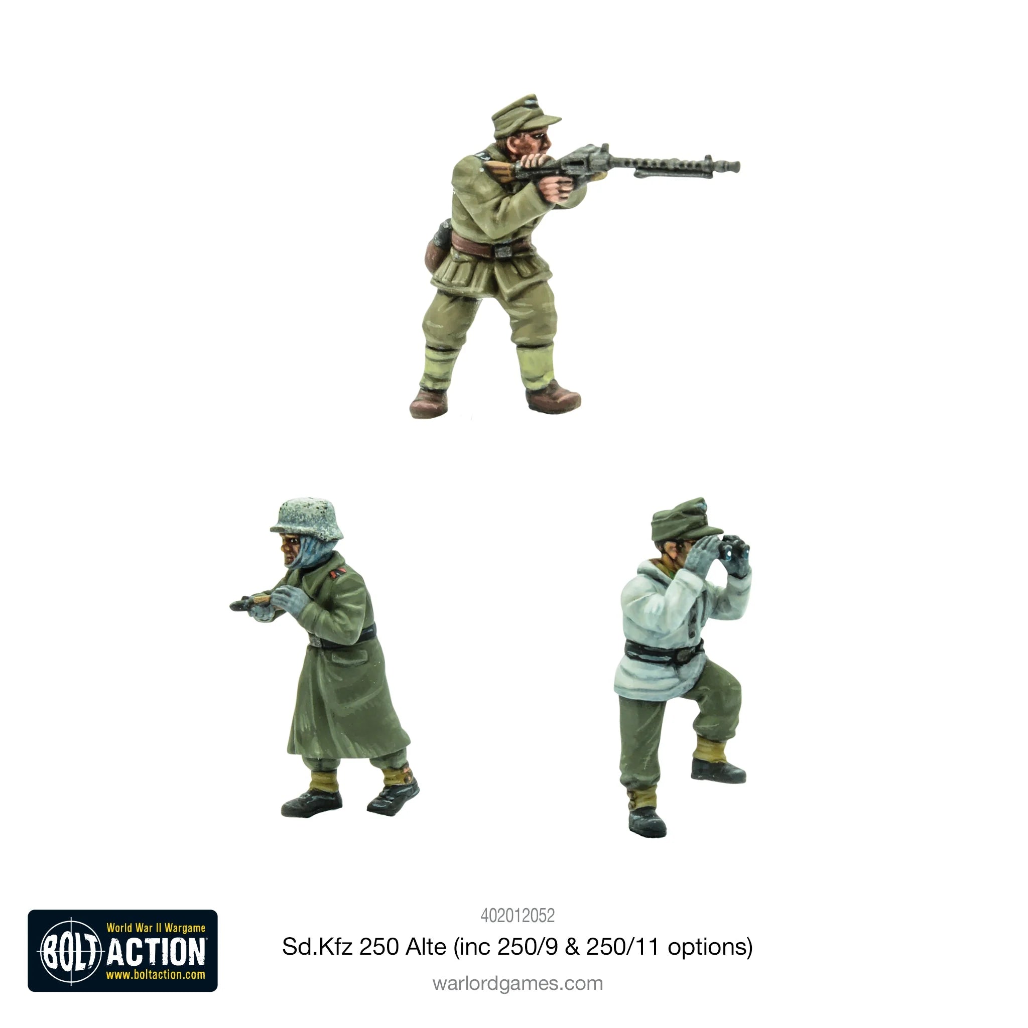 Bolt Action - Sd.Kfz 250 (Alte) Half-Track (Options For 250/1, 250/9 & 250/11 Variants)