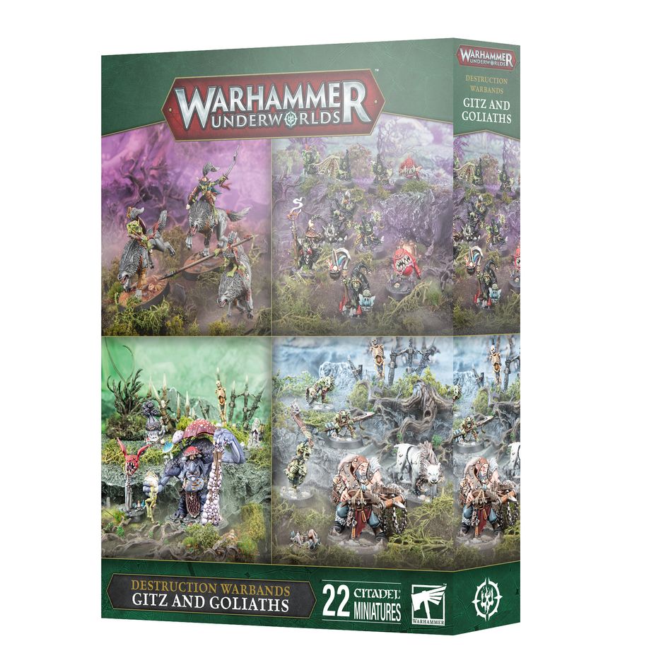 Warhammer Underworlds: Destruction Warbands: Gitz and Goliaths