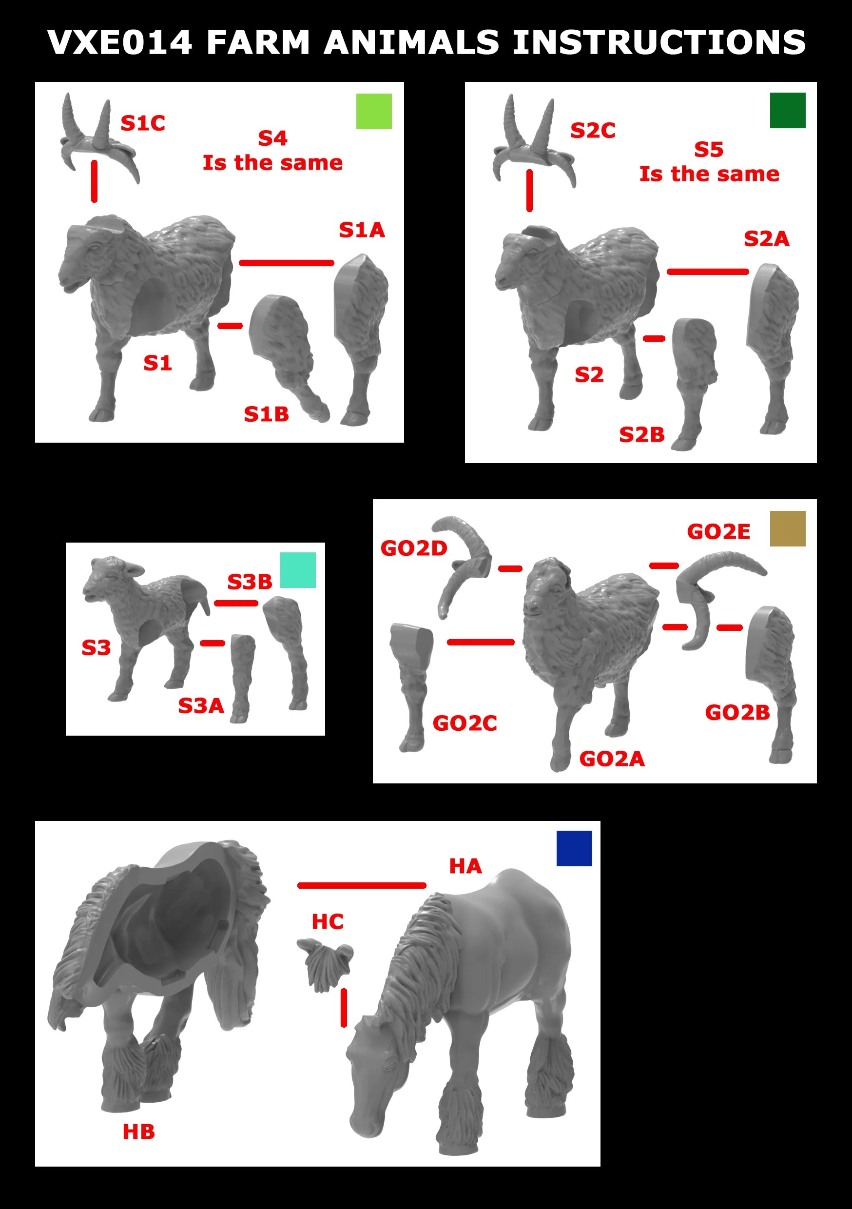 Victrix Limited - Medieval Farm Animals