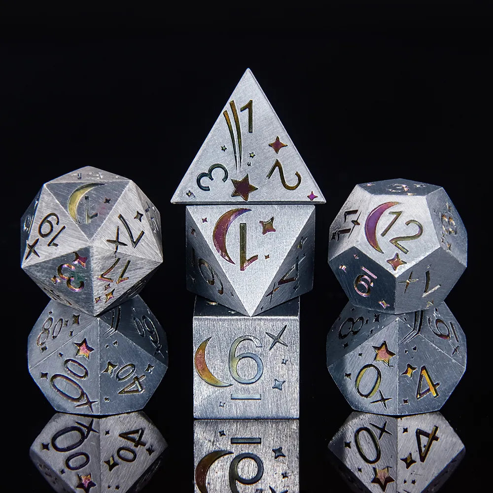 Comet - Universe Warrior - Metal 7ct Dice Set