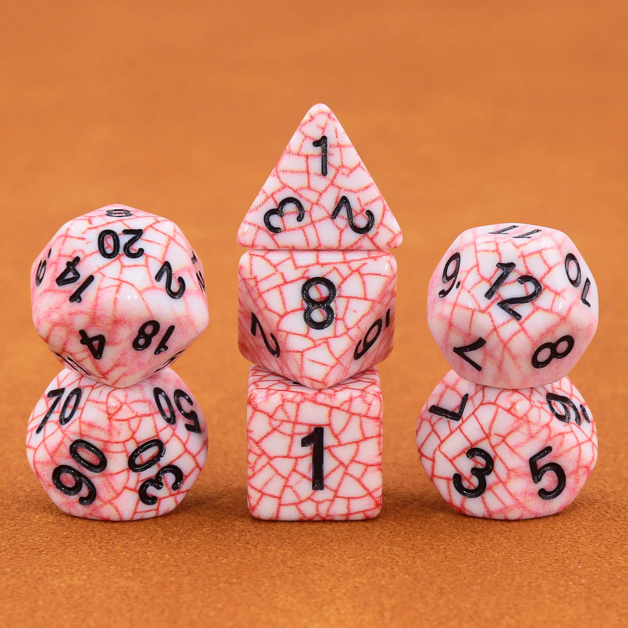 The Rift - White - 7ct Dice Set