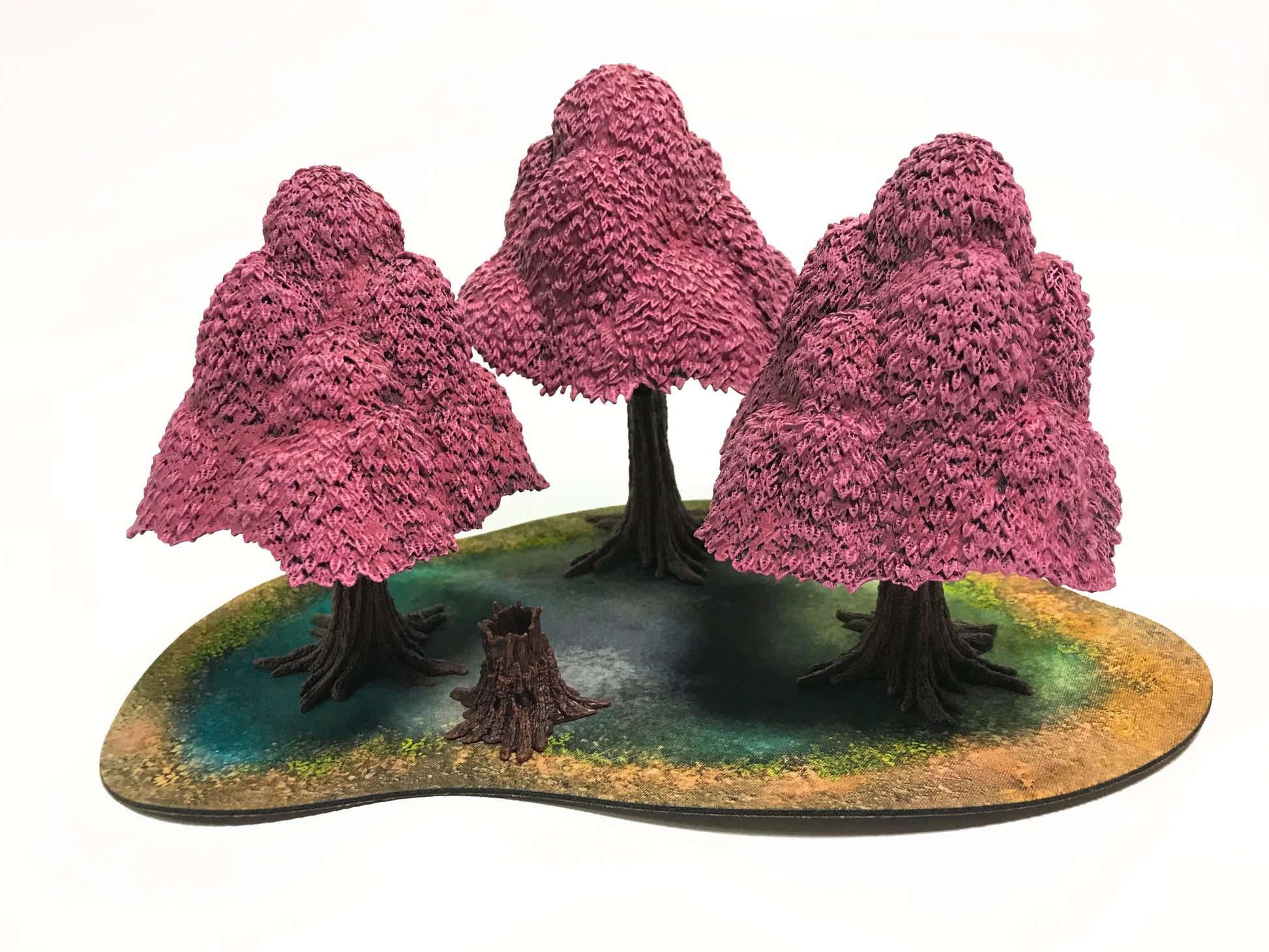 Pre-painted Tabletop Scenery Set - Blossoming Forest