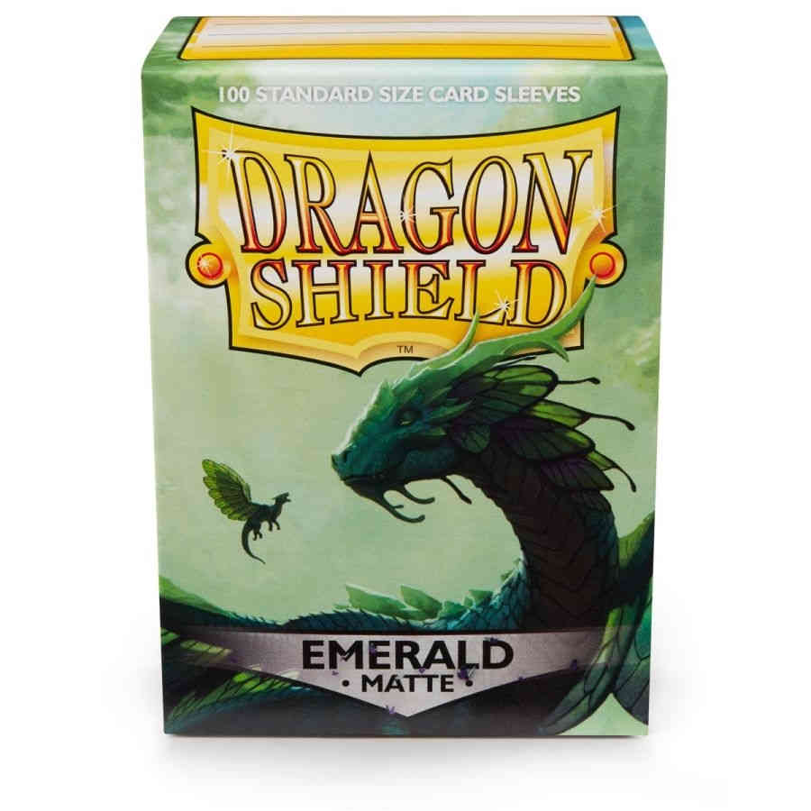 Dragon Shield: Standard Sleeves - Matte Emerald (100)