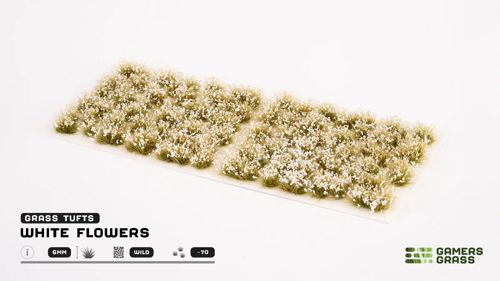 Gamers Grass -  Special Tufts - White Flowers