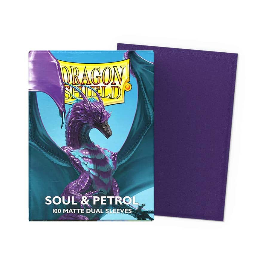 Dragon Shield - Standard Sleeves - Matte Duel - Soul & Petrol (100)