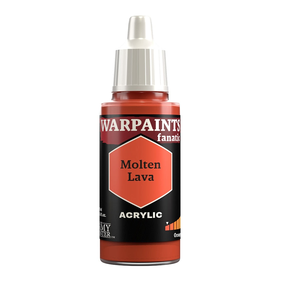 The Army Painter - Warpaints Fanatic - Acrylic - Molten Lava (18ml)