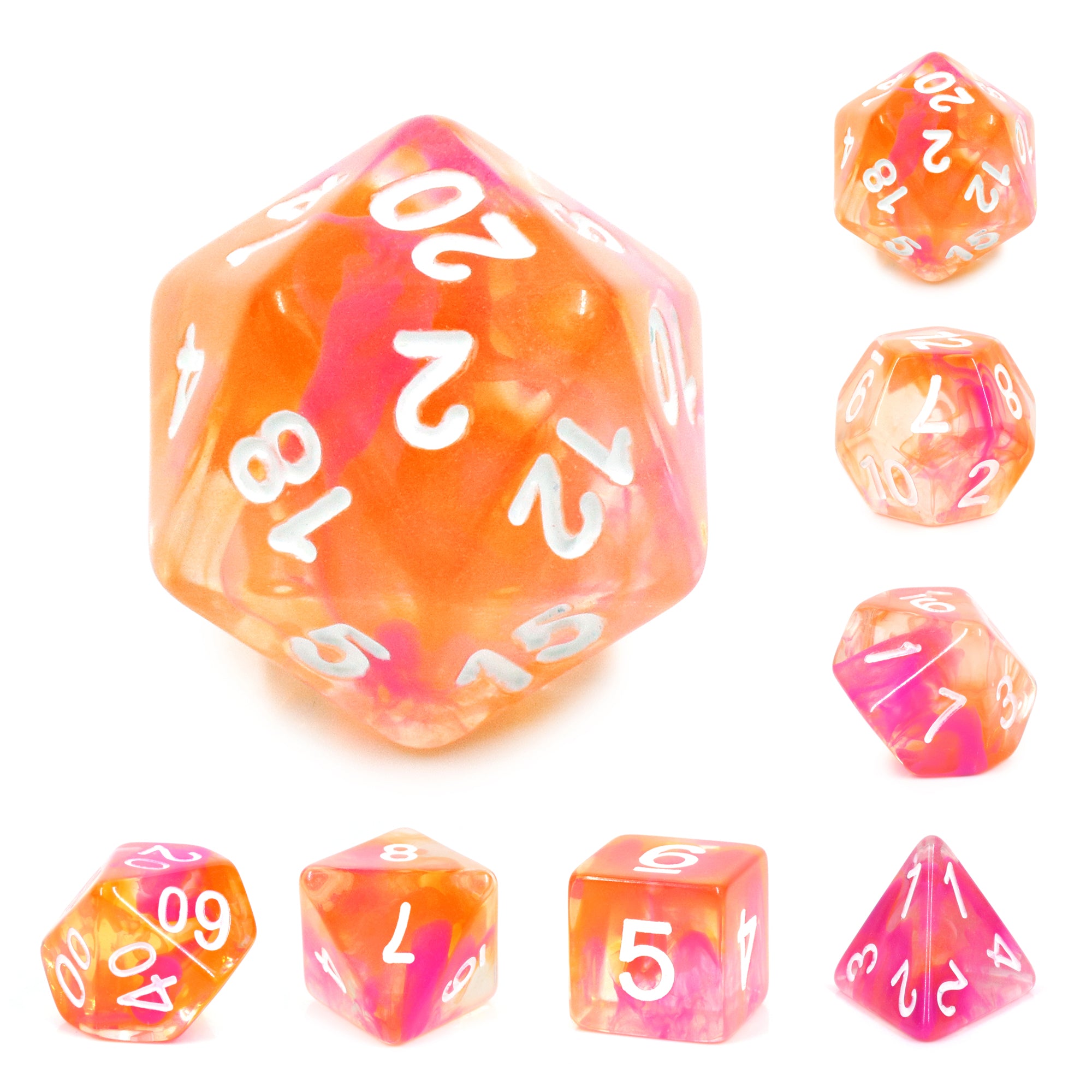 Transparent Blend - 7ct Dice Set