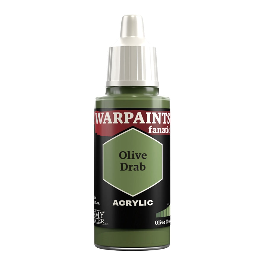 The Army Painter - Warpaints Fanatic - Acrylic - Olive Drab (18ml)