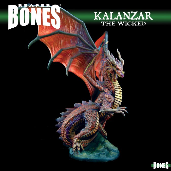 Reaper Miniatures - Bones - Kalanzar the Wicked
