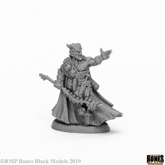 Reaper Miniatures - Bones Black - Vatanis, Hellborn Warlock