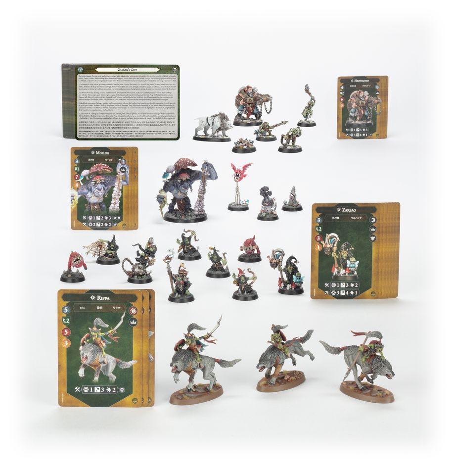 Warhammer Underworlds: Destruction Warbands: Gitz and Goliaths