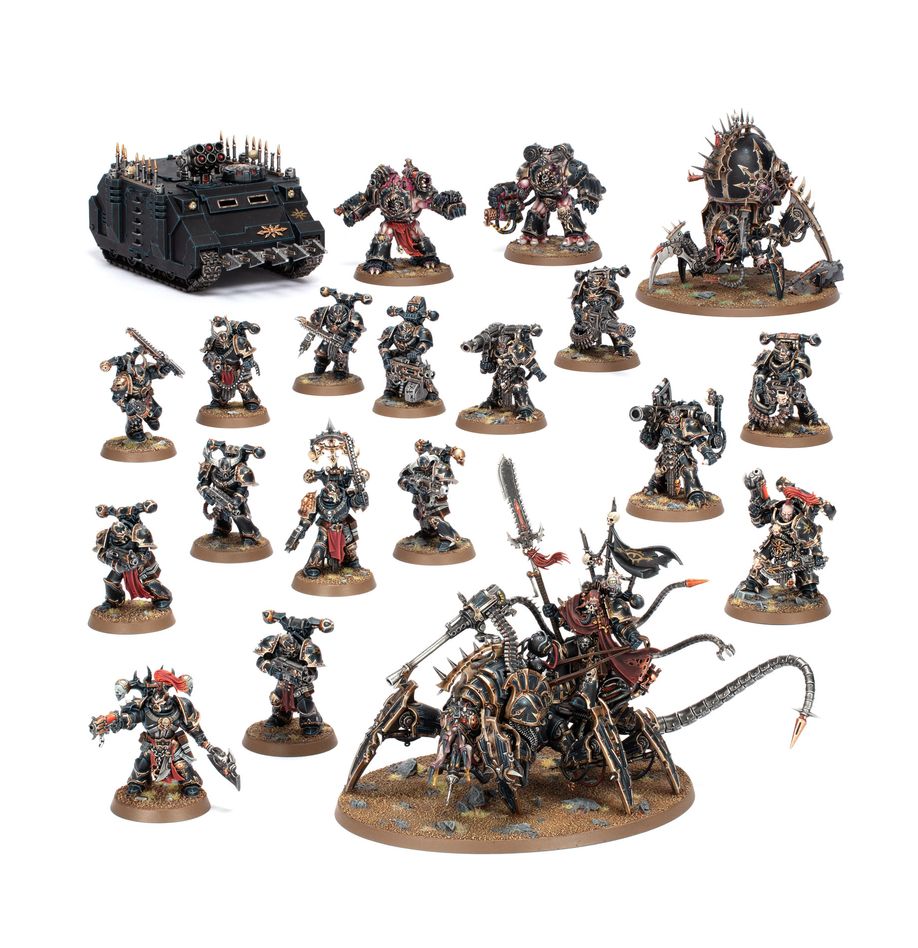 Warhammer 40k - Chaos Space Marines Battleforce - Hellforged Warband