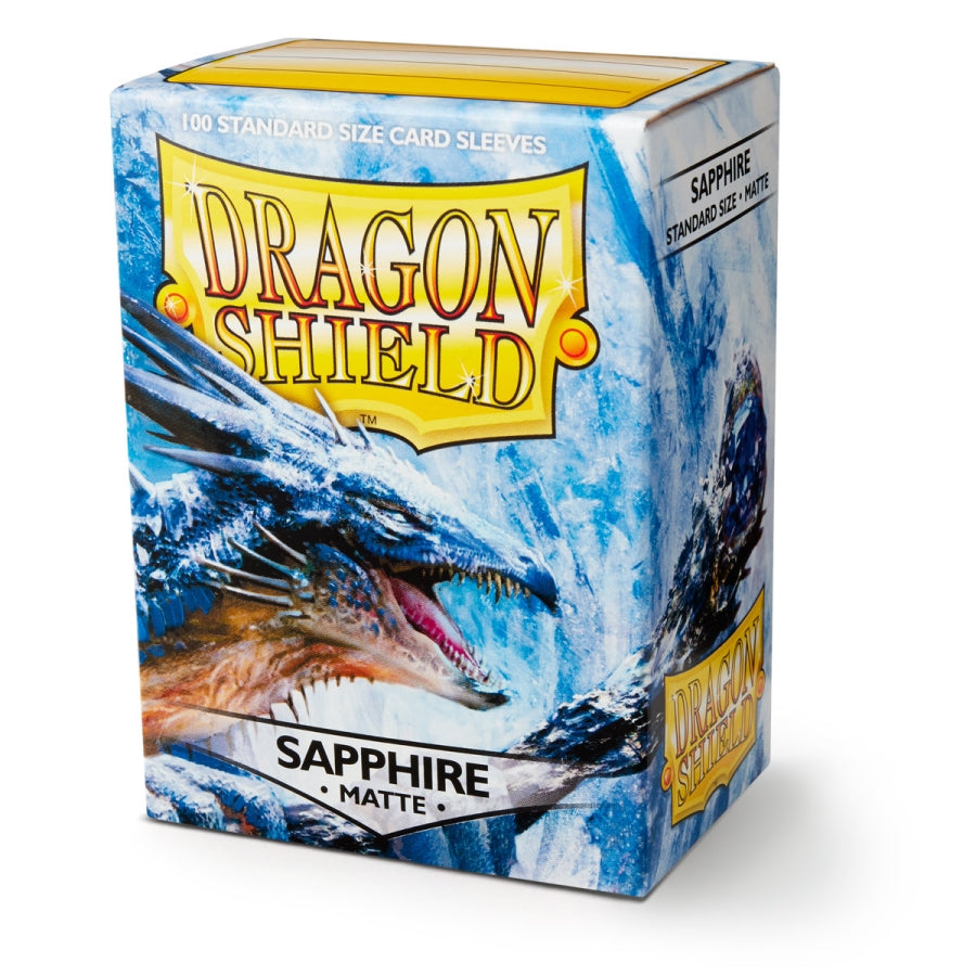 Dragon Shield: Standard Sleeves - Matte - Sapphire  (100)
