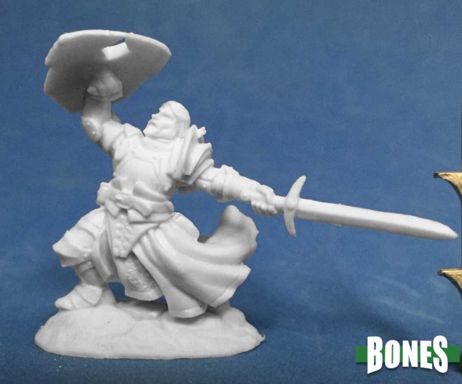 Reaper Miniatures - Bones - Sir Rathan Kranzhel, Human Fighter