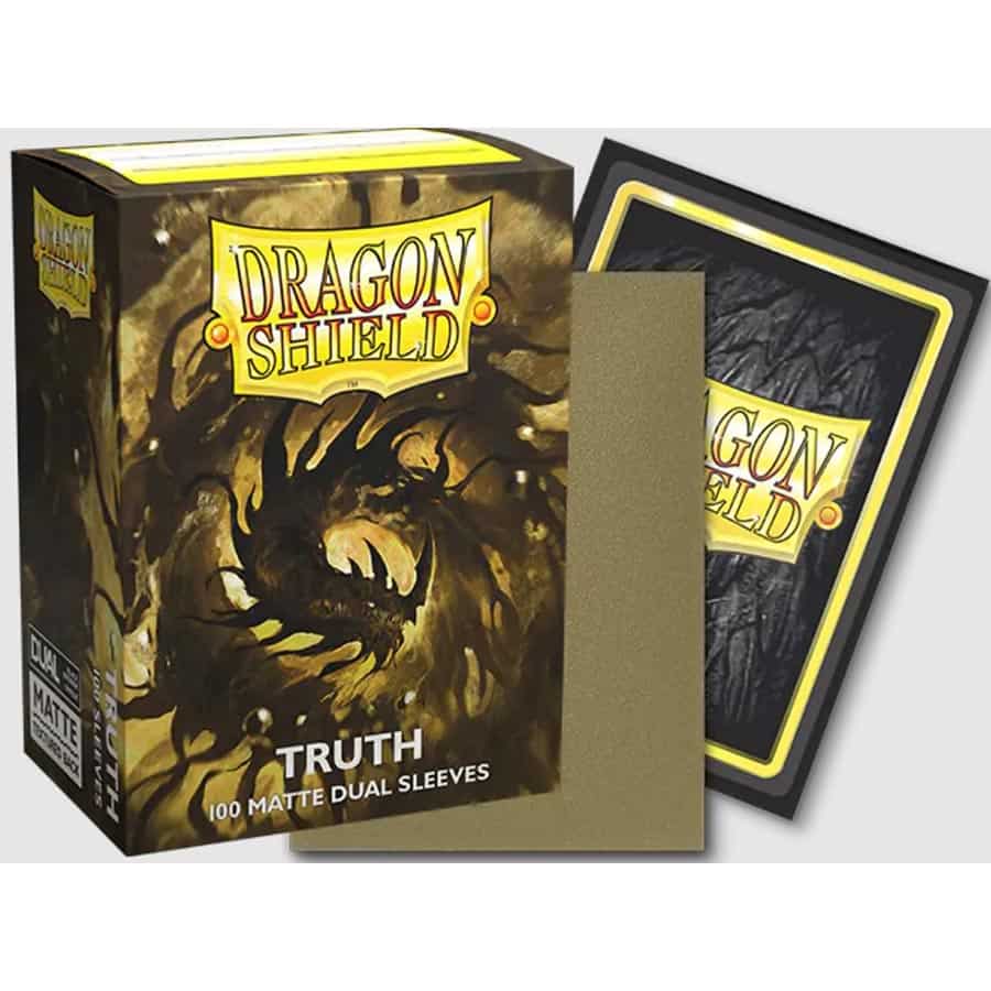 Dragon Shield: Standard Sleeves - Matte Dual Golden Gleam Metallic - Truth (100)