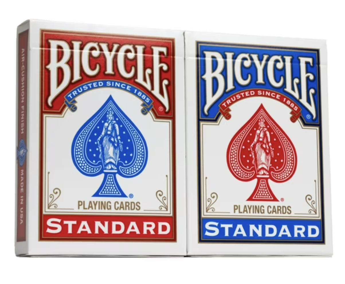 Bicycle Standard Playing Cards, Red and Blue
