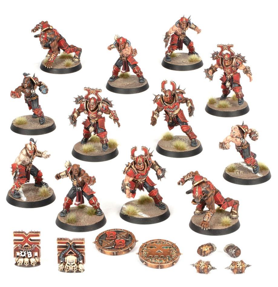 Blood Bowl - Khorne Blood Bowl Team - Skull-tribe Slaughterers