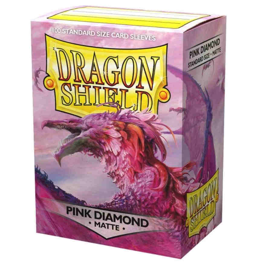 Dragon Shield: Standard Sleeves - Matte Pink Diamond (100)