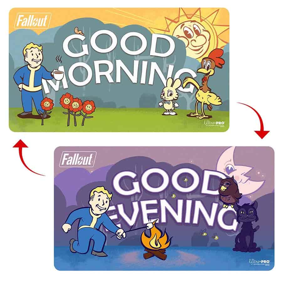 Ultra Pro - Double Sided Playmat - Fallout - Good Morning/Good Evening