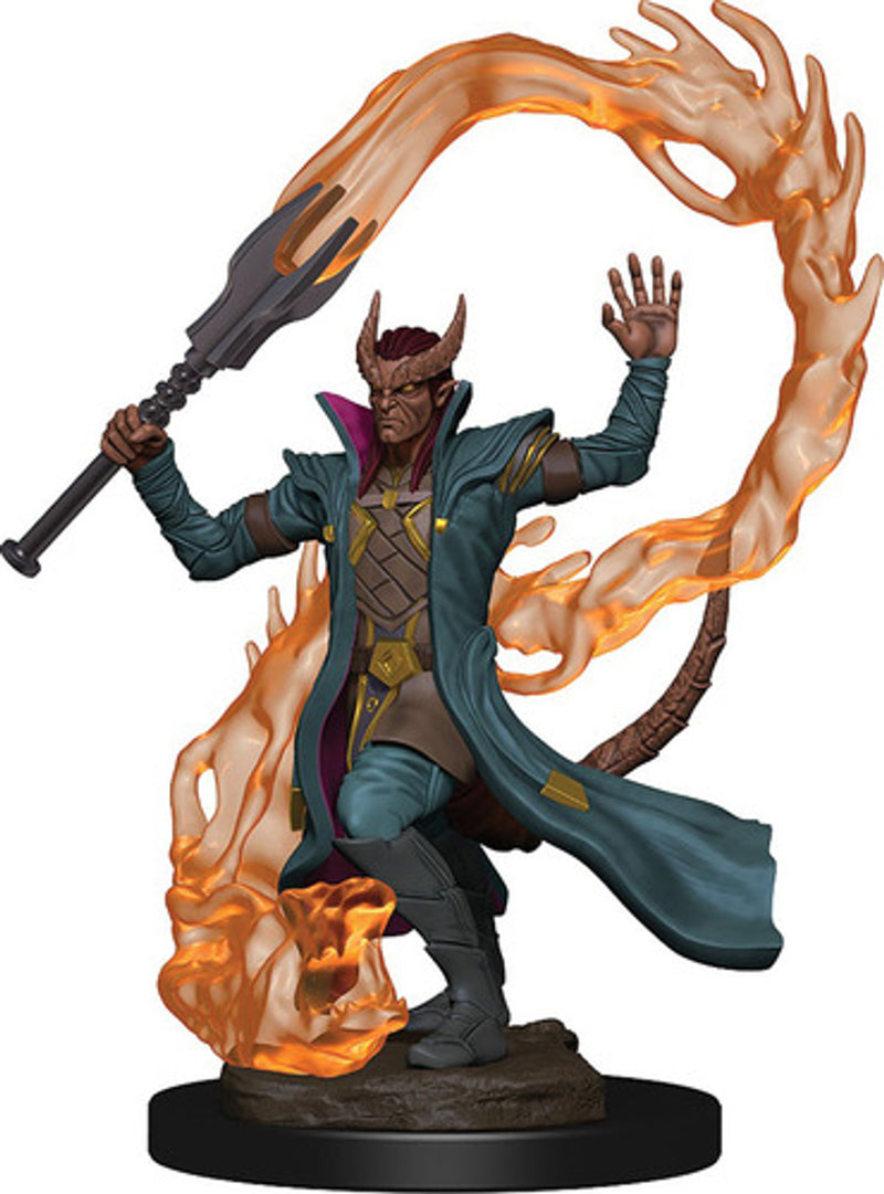 Dungeons & Dragons: Icons of the Realms Premium Miniatures - Male Tiefling Sorcerer