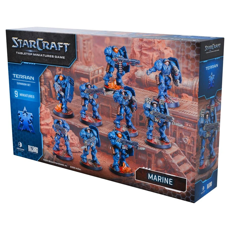 StarCraft Tabletop Miniatures Game - Terran - Marine Expansion Set