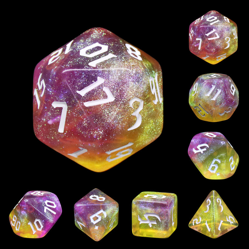 Golden Faith Dice Set