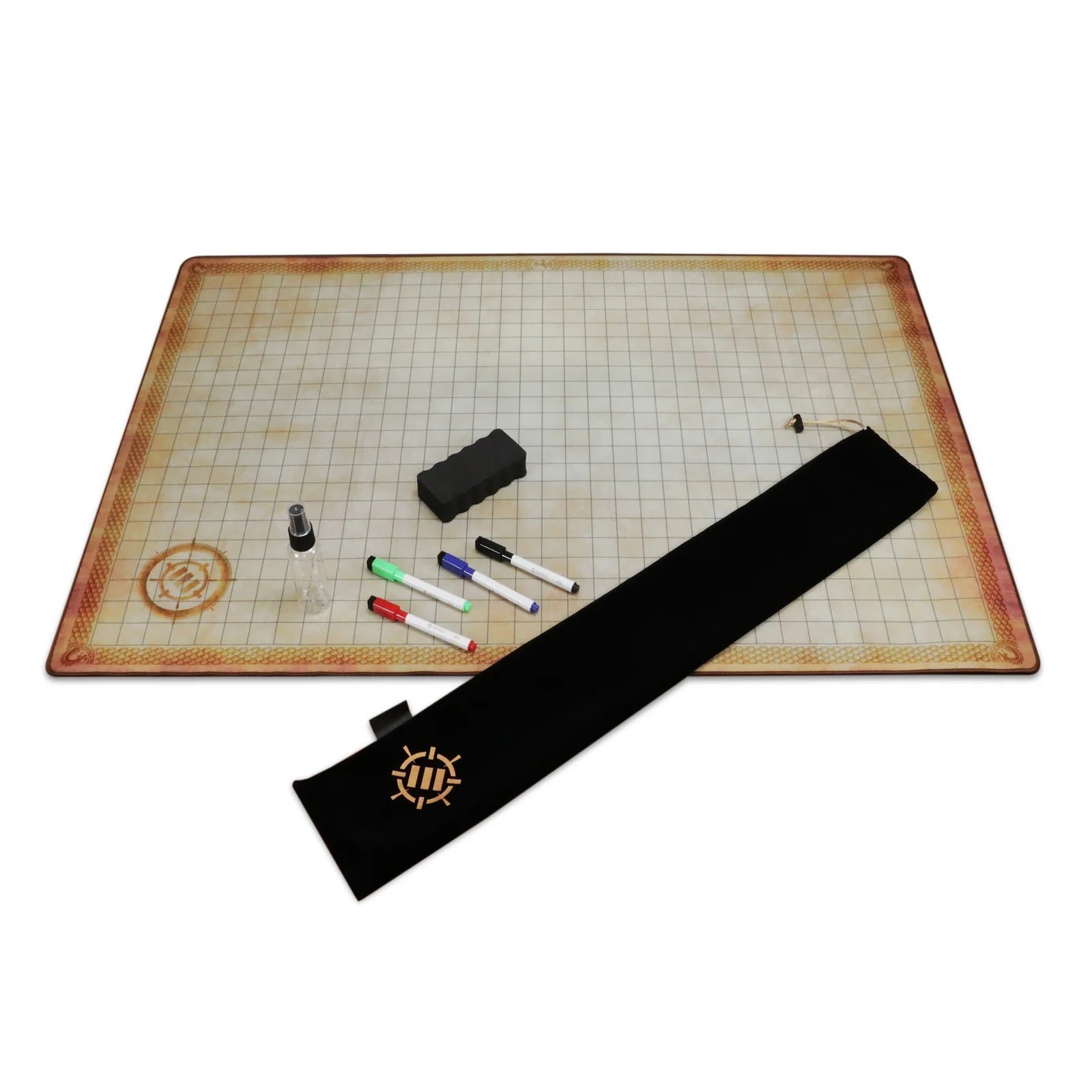 Enhance: Deluxe Rubber RPG Grid Mat Campaign Kit
