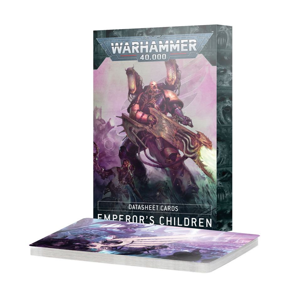 Warhammer - Champions of Slaanesh – Emperor's Children - Datasheet Cards