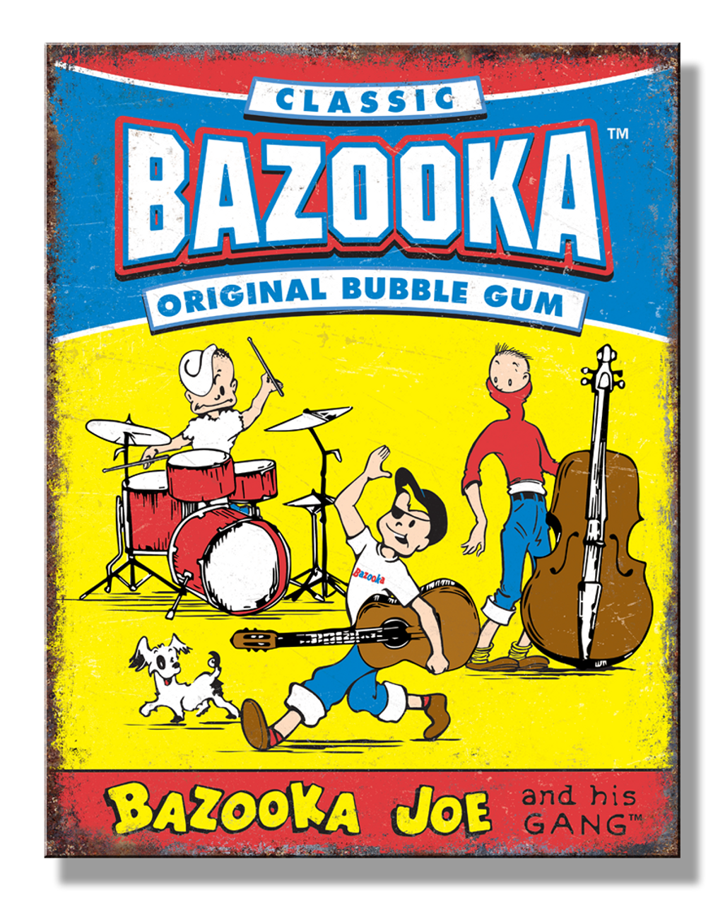 Metal Sign: Bazooka Band