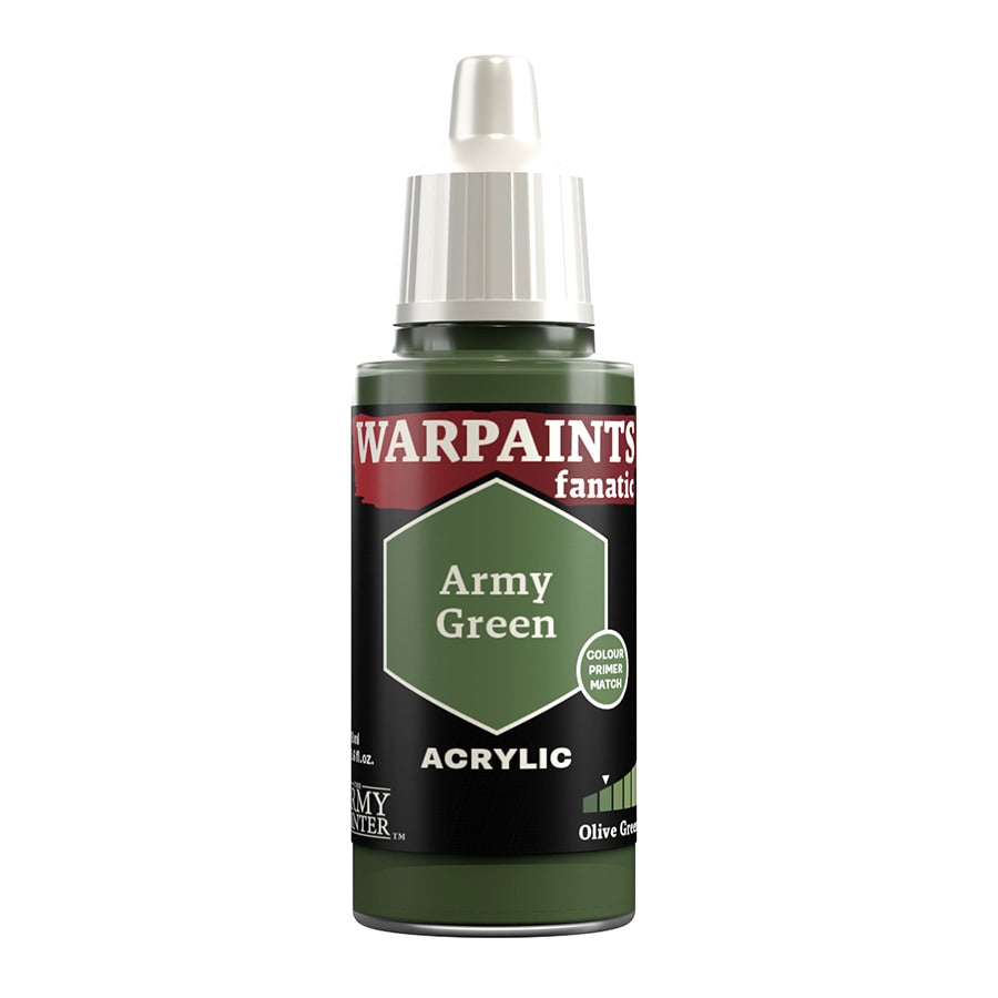 The Army Painter - Warpaints Fanatic - Acrylic - Army Green (18ml)