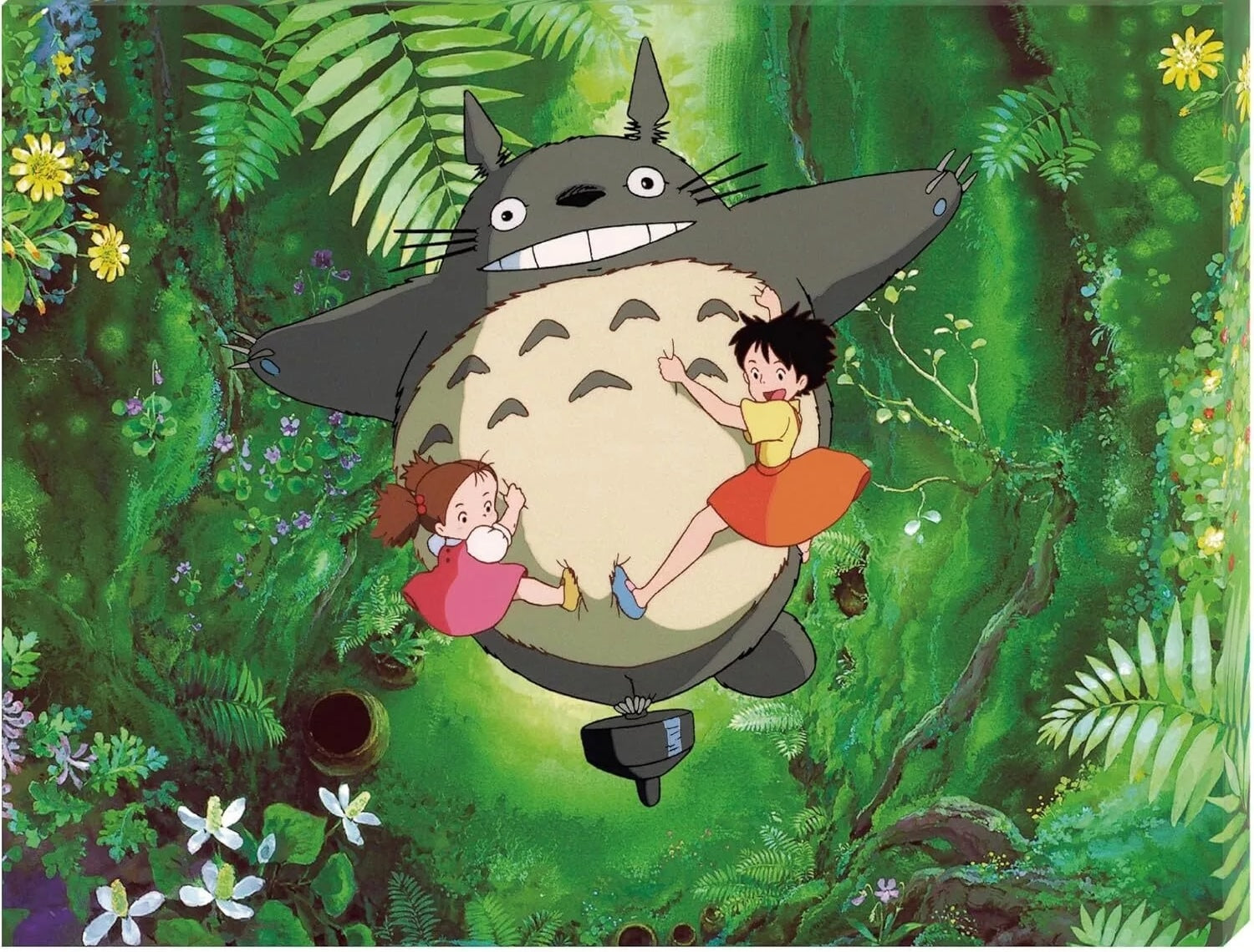 My Neighbor Totoro - Climbing on Totoro Jigsaw Puzzle
