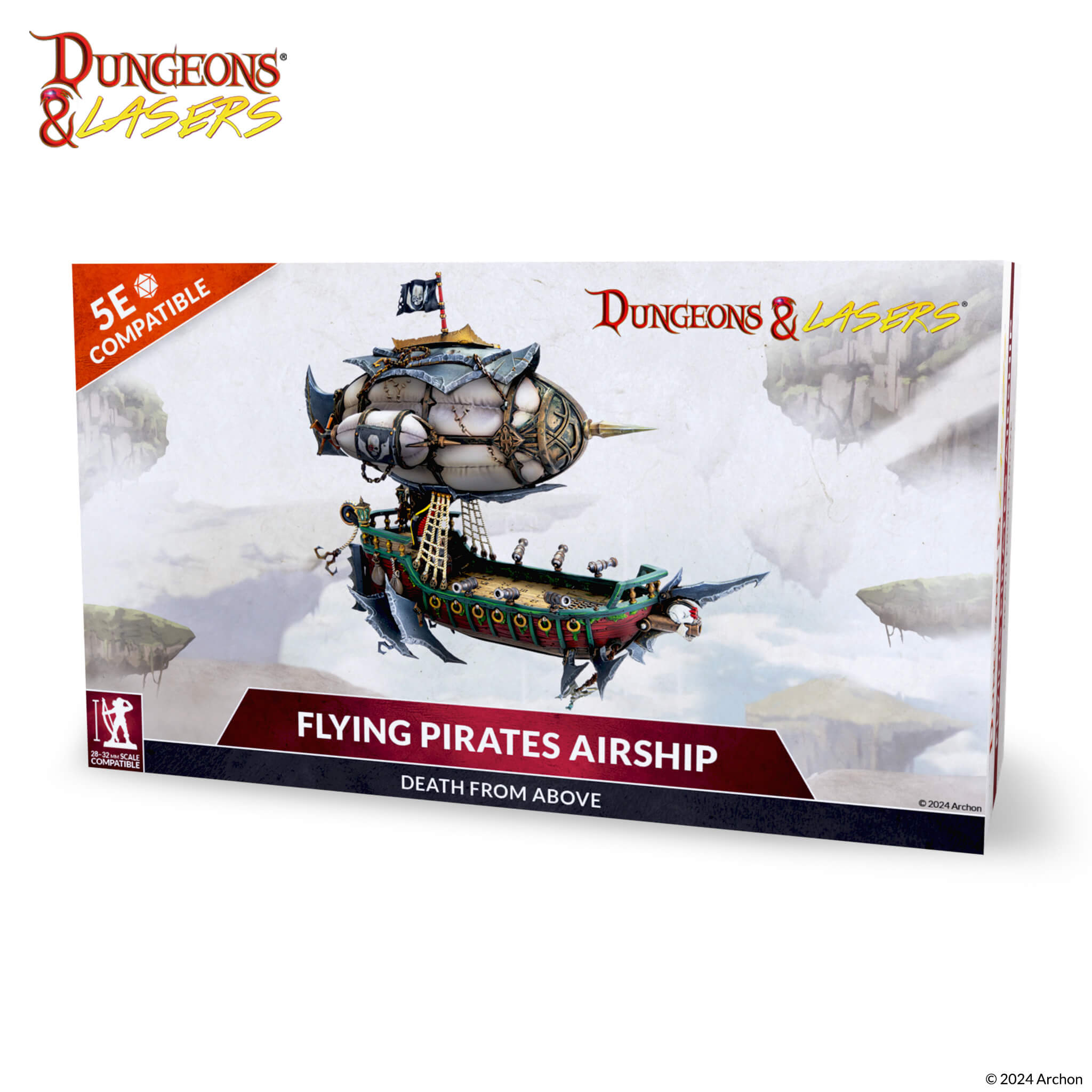 Archon Studio Dungeons and Lasers - Flying Pirates Airship