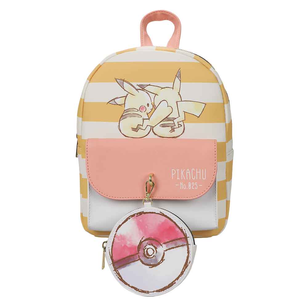 Pokémon Pikachu Poke Ball Mini-Backpack and Coin Purse Set