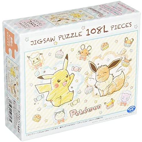 Pokemon Crayon Art - "Pokemon", Ensky Puzzle 108 Pieces