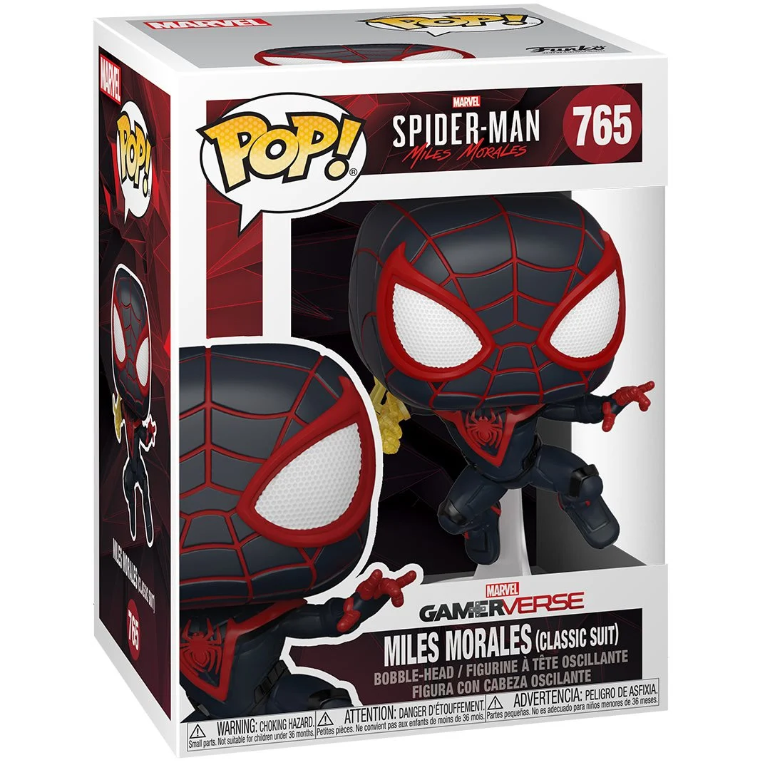 Spider-Man Miles Morales Classic Suit Pop! Vinyl Figure