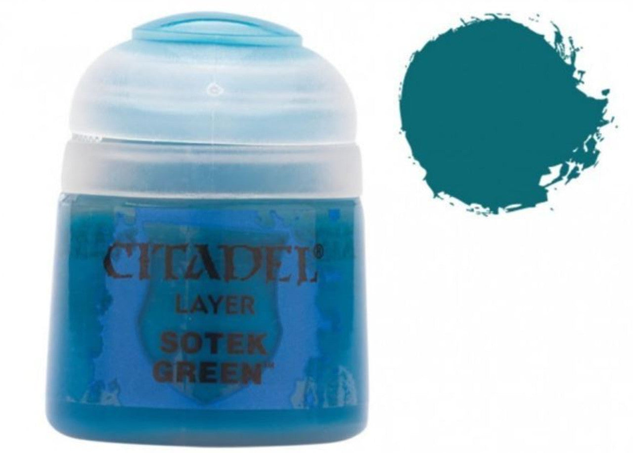 Citadel Layer Paint - Sotek Green (12ml)