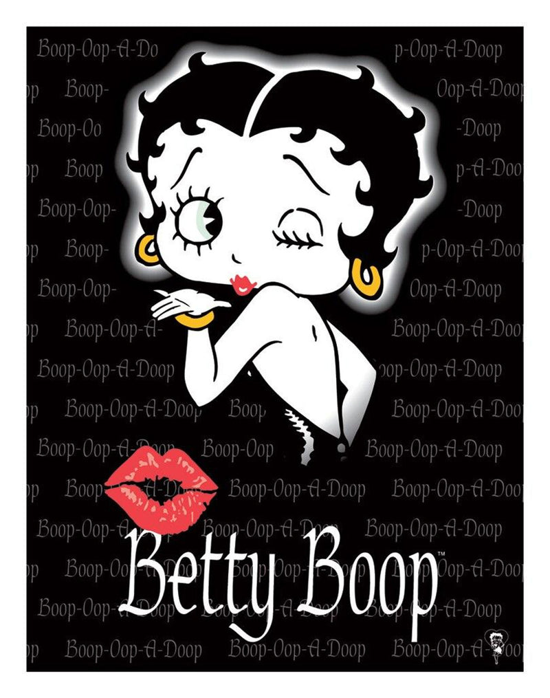 Metal Sign: Betty Boop (Kiss Lips)