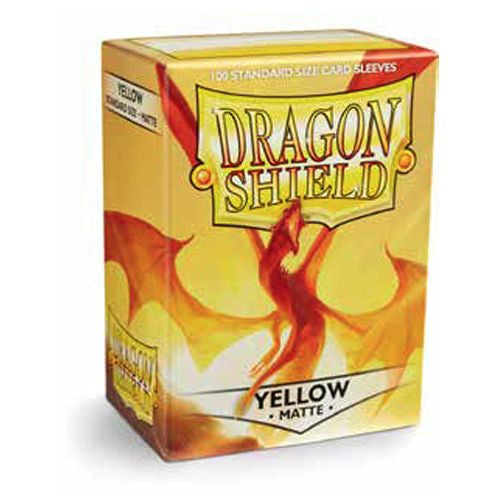 Dragon Shield: Standard Sleeves - Yellow Matte (100)