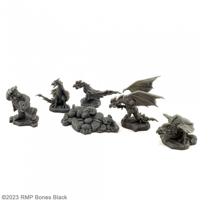 Reaper Miniatures - Bones Black - Don't Steal Cockatrice Eggs!