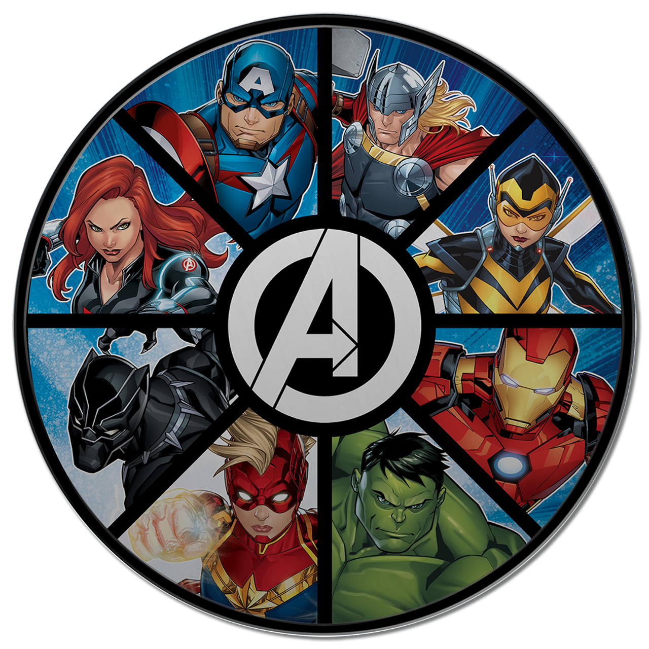 Metal Sign: The Avengers (Round)